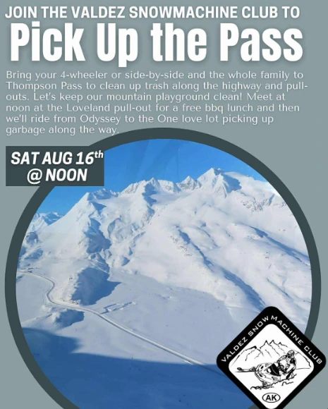 Pick up the Pass with the Valdez Snow Machine Club